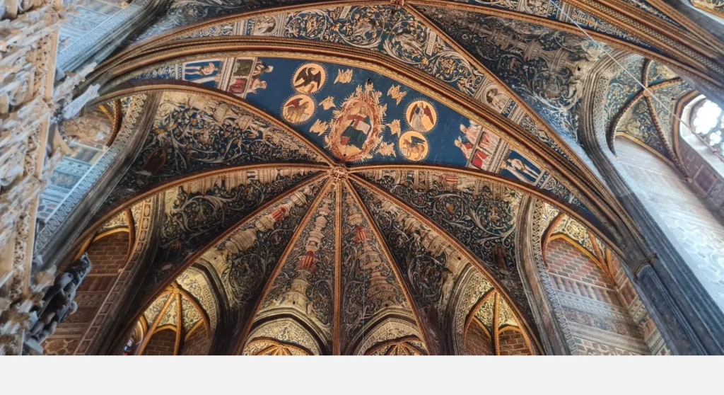 Fresques de la voûte — Cathédrale Sainte-Cécile d'Albi — vue 2