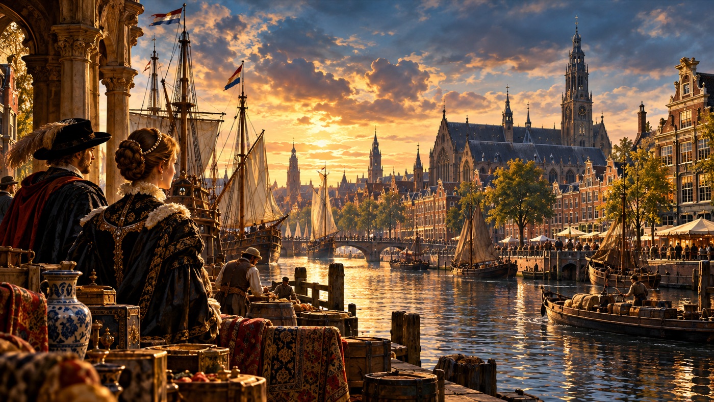 La Renaissance en Amsterdam — carte des sites