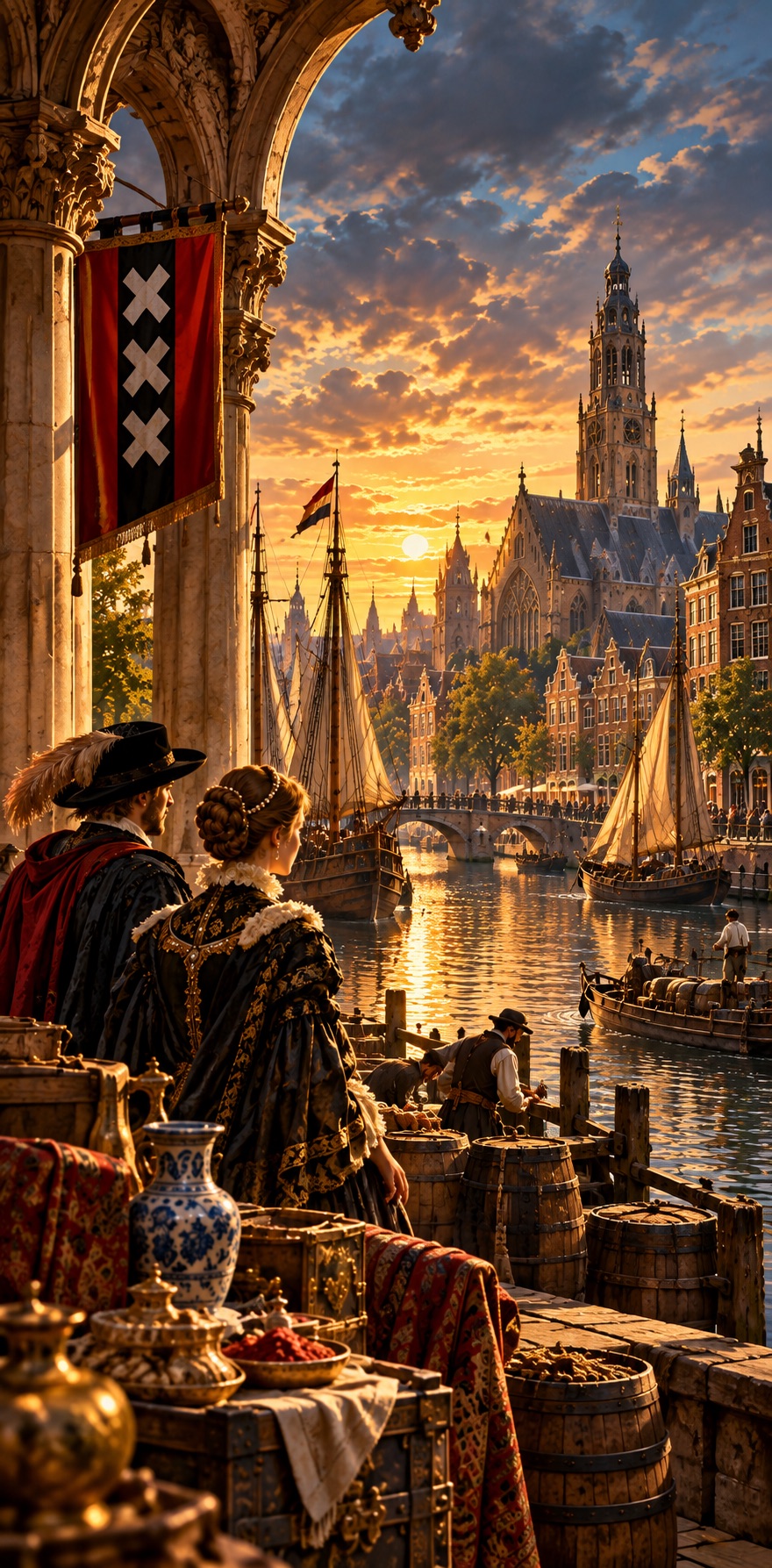 Carte des sites Renaissance en Amsterdam